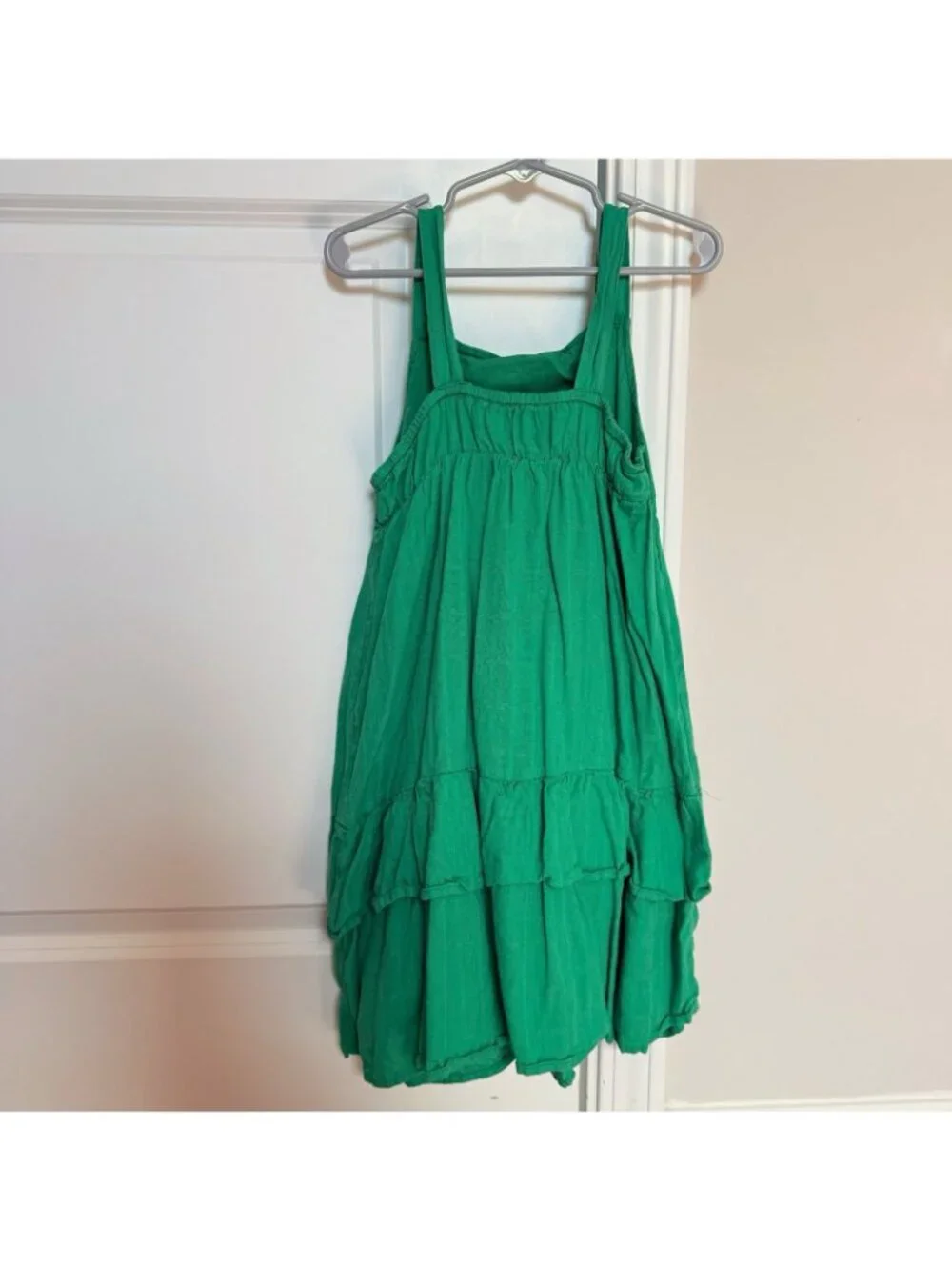 Old Navy Girl Green Dress 6-7 years